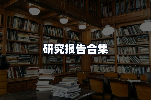 研究报告合集